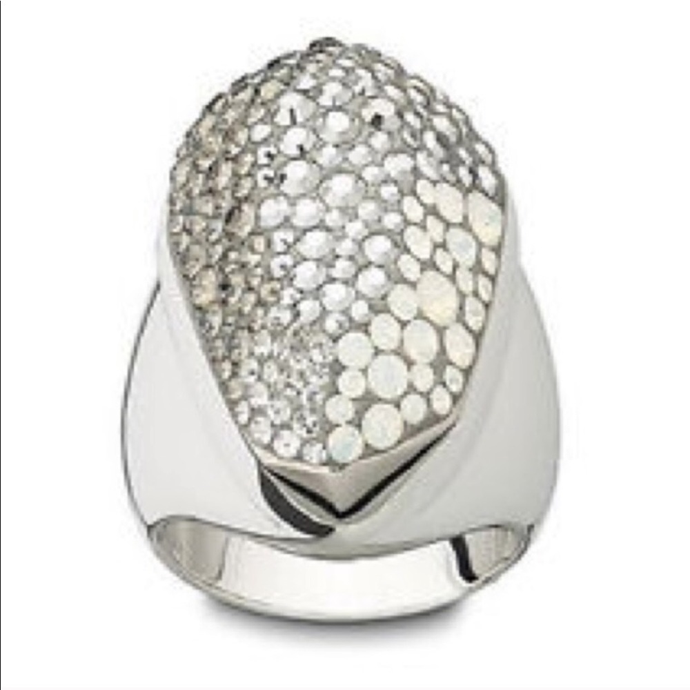 Swarovski Kinasha Crystal and Silver Ring